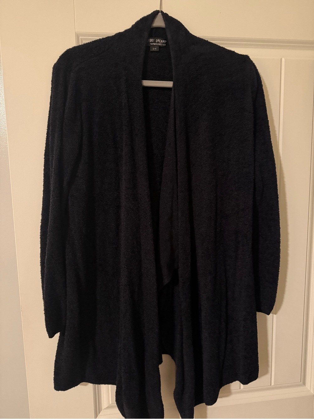 Barefoot Dreams Open-Front Black Women’s Cardigan Sweater